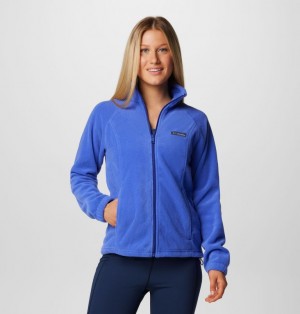 Columbia Benton Springs™ Full Zip Women Fleece Jackets Blue | 69328490