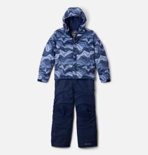 Columbia Buga Snow Girls's Sets Navy | 89833574