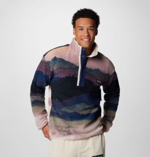 Columbia Helvetia™ II Printed Half Snap Men Fleece Multicolor | 80990413
