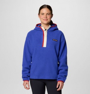 Columbia Helvetia™ II Sherpa Fleece Women Hoodie Blue | 76365943