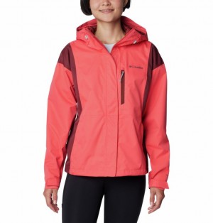 Columbia Hikebound™ Shell Walking Women Waterproof Jackets Pink | 8640900