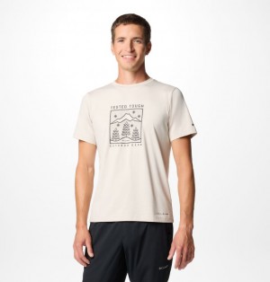Columbia Kwick Hike™ Technical Men T Shirts White | 59204325
