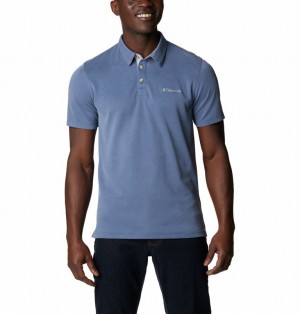 Columbia Nelson Point™ Men Polo Shirts Navy | 96980628