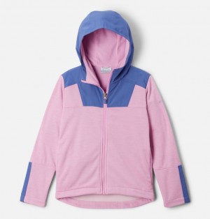 Columbia Out-Shield™ II Technical Girls's Fleece Jackets Pink | 90046527