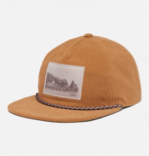 Columbia Packsaddle™ Corduroy Snap Back Women Caps Brown | 11743235