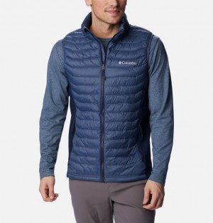 Columbia Powder Pass™ Men Vest Navy | 66580188