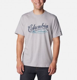 Columbia Rockaway River™ Graphic Men T Shirts Grey | 46634222