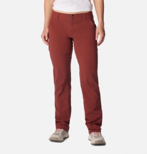 Columbia Saturday Trail™ Women Hiking Pants Red | 55417263
