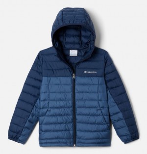 Columbia Silver Falls™ Insulated Hooded Boys's Jackets Navy | 13951412