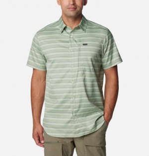 Columbia Silver Ridge™ Utility Short Sleeve Men Shirts Green | 65539651