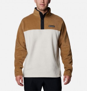 Columbia Steens Mountain™ II Half Snap Men Fleece Brown | 31206867