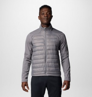 Columbia Tech™ Insulated Hiking Softshell Men Jackets Grey | 8858189