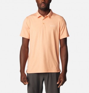 Columbia Tech Trail™ Men Polo Shirts Apricot | 91037346