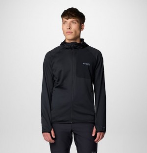 Columbia Triple Canyon™ II Hooded Men Fleece Jackets Black | 39268299