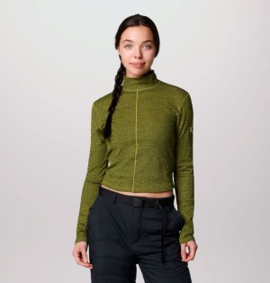 Columbia Wallowa™ Cropped Long Sleeve Women T Shirts Green | 40166773